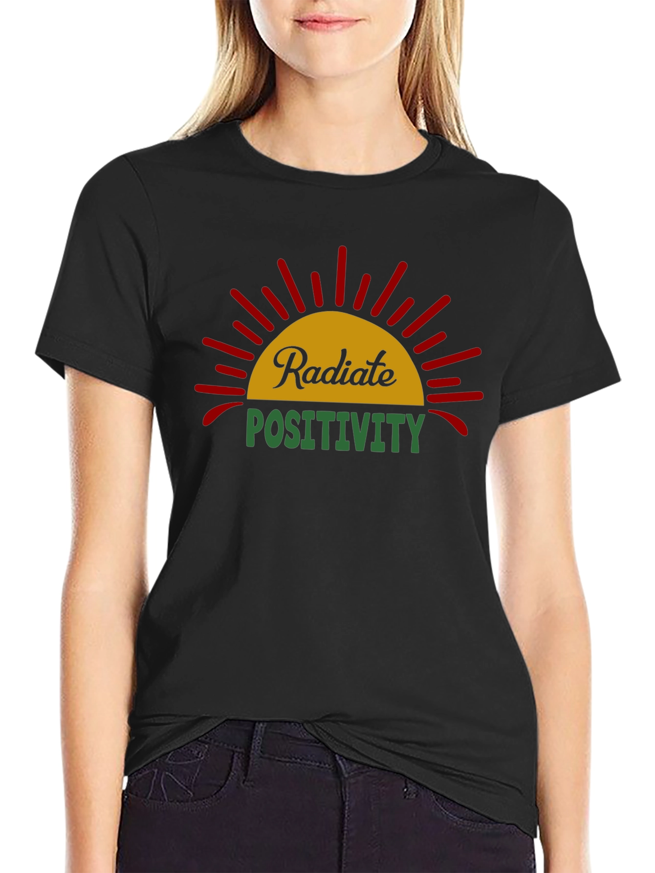 Radiate Positivity Graphic T-Shirt