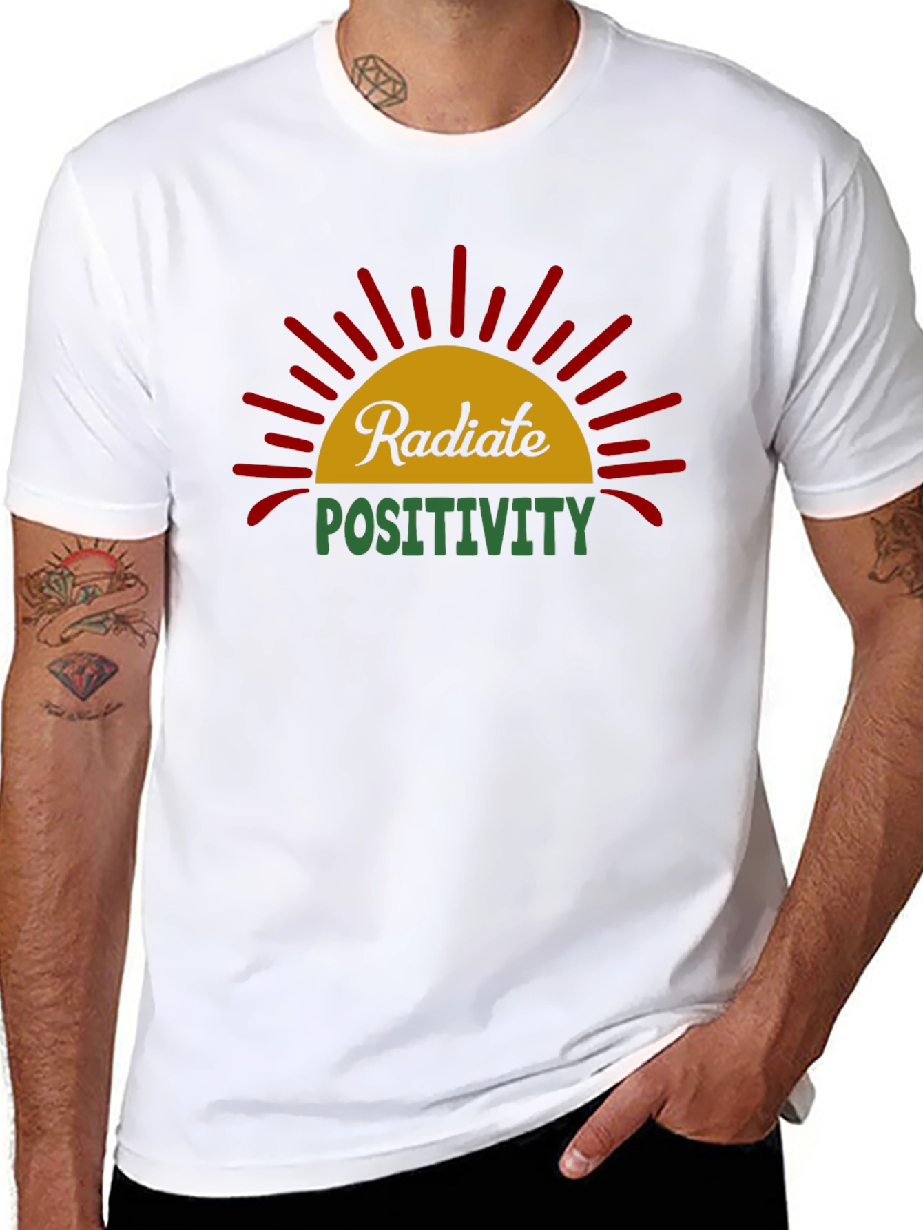 Radiate Positivity Graphic T-Shirt