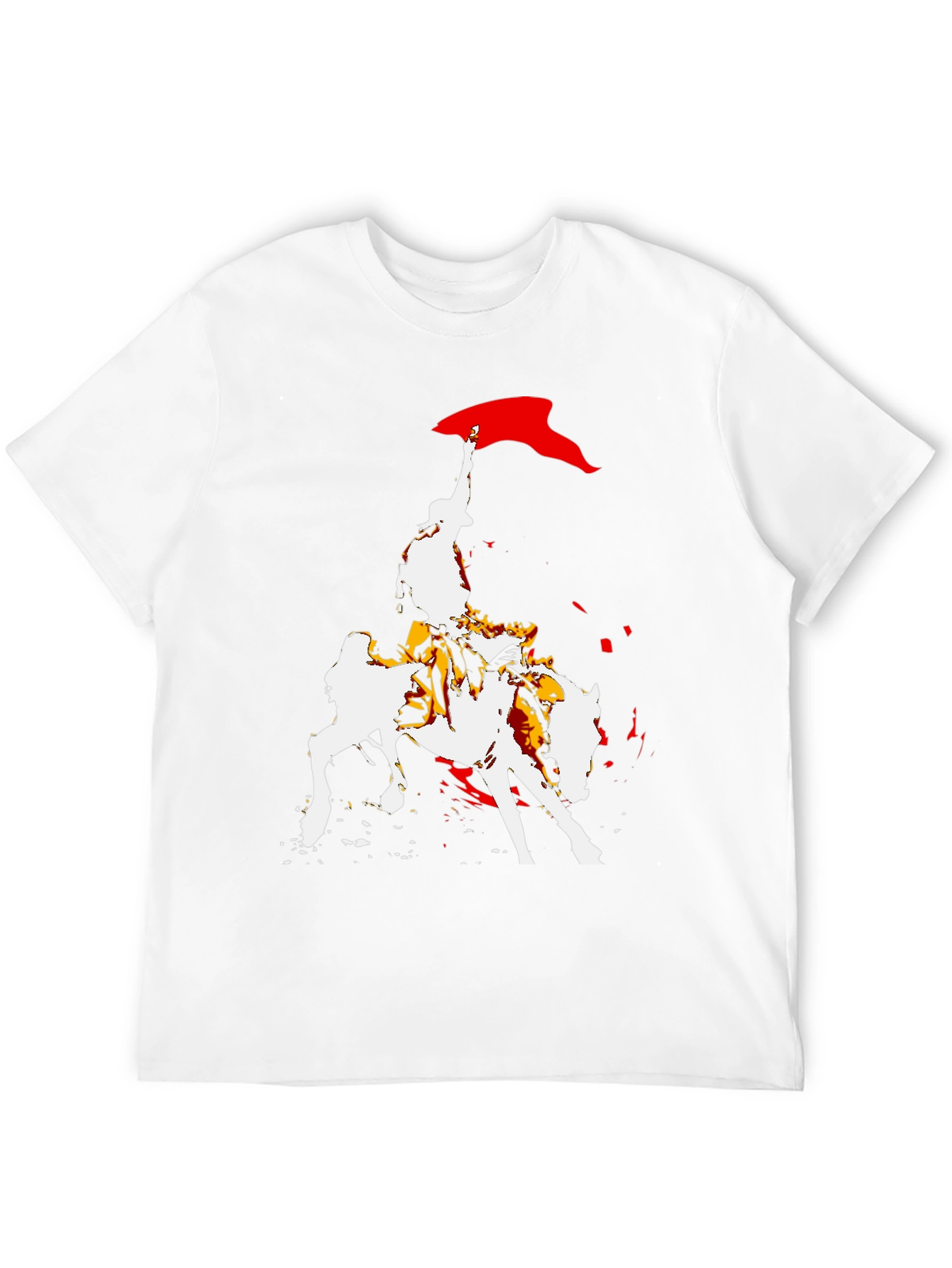 Equestrian Graphic Tee - Bold Horse Rider Design