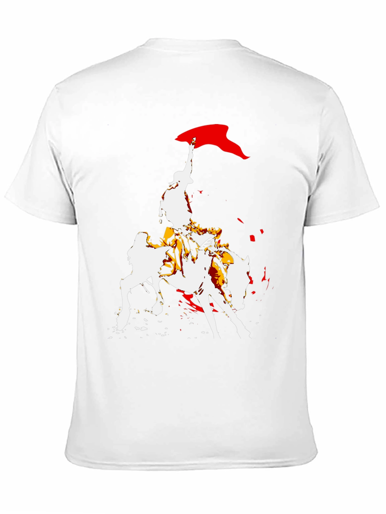 Equestrian Graphic Tee - Bold Horse Rider Design