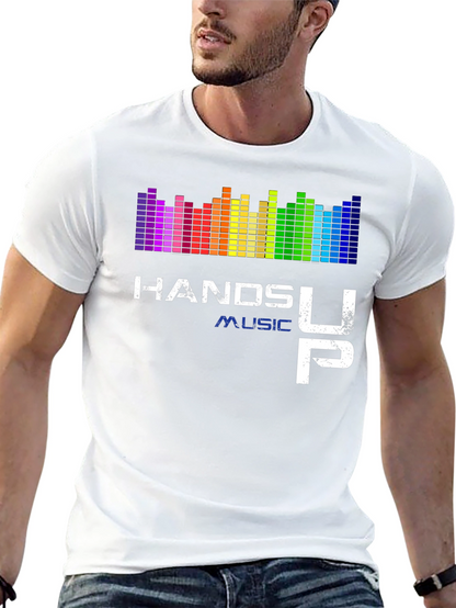 Hands Up Music Graphic Tee