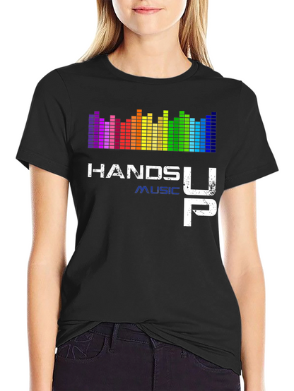 Hands Up Music Graphic Tee
