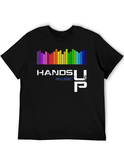 Hands Up Music Graphic Tee