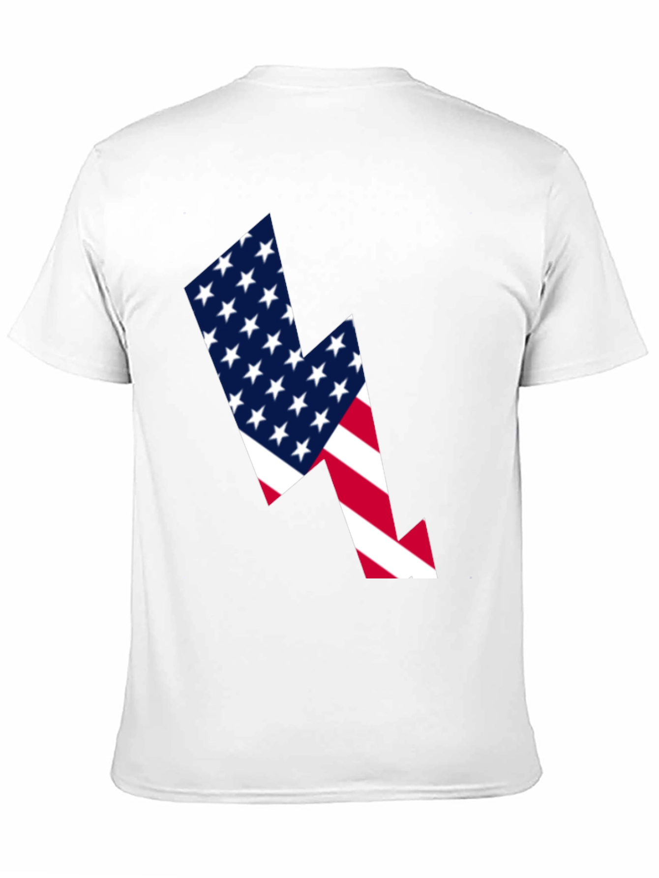 American Flag Lightning Bolt Graphic Tee