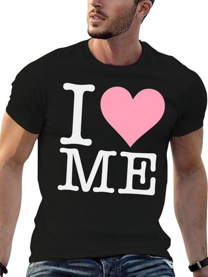 I Love Me Tee - Black Cotton Comfort