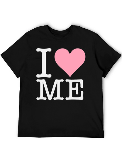 I Love Me Tee - Black Cotton Comfort