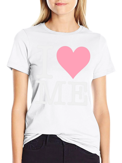 I Love Me Tee - Black Cotton Comfort