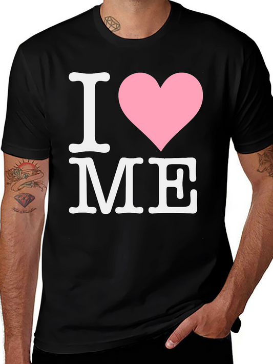 I Love Me Tee - Black Cotton Comfort