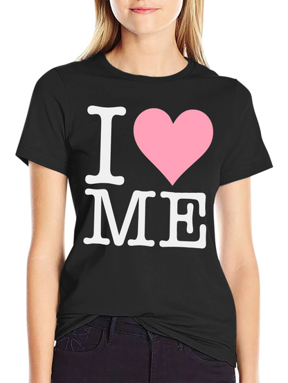 I Love Me Tee - Black Cotton Comfort