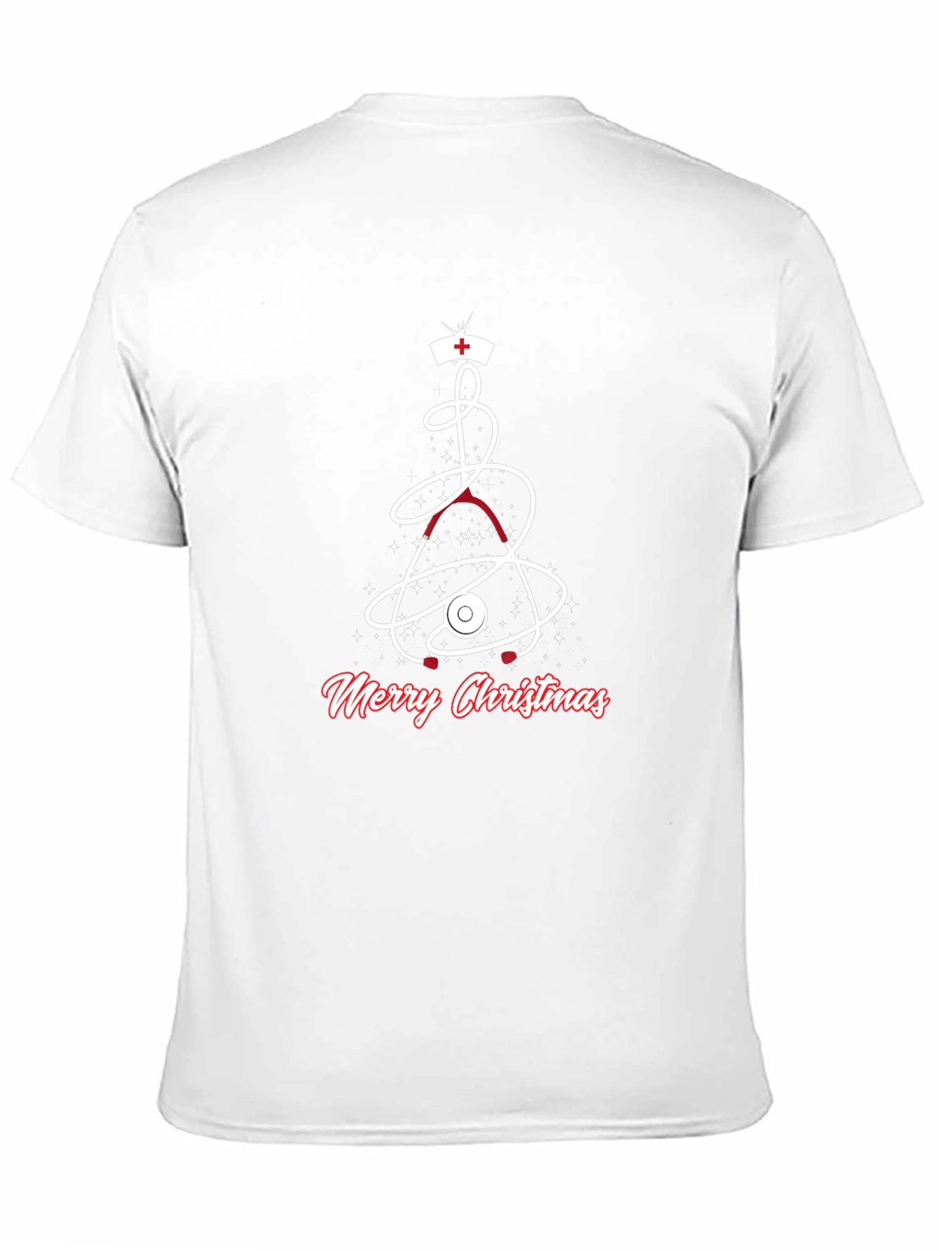 Medical Christmas T-Shirt - Nurse Stethoscope Holiday Tee