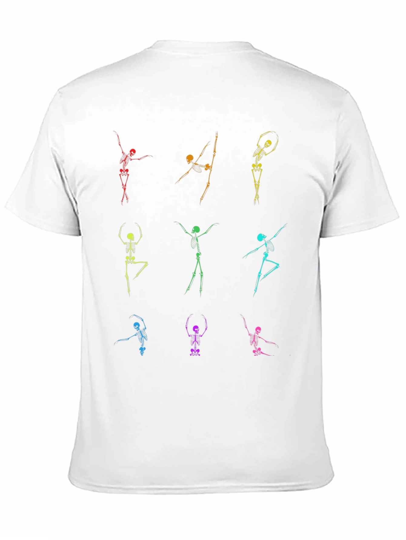Dancing Skeleton T-Shirt - Black Cotton Tee