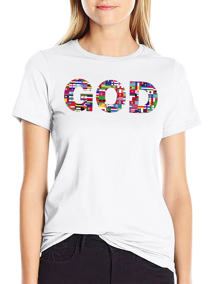 God All Nations Black T-Shirt
