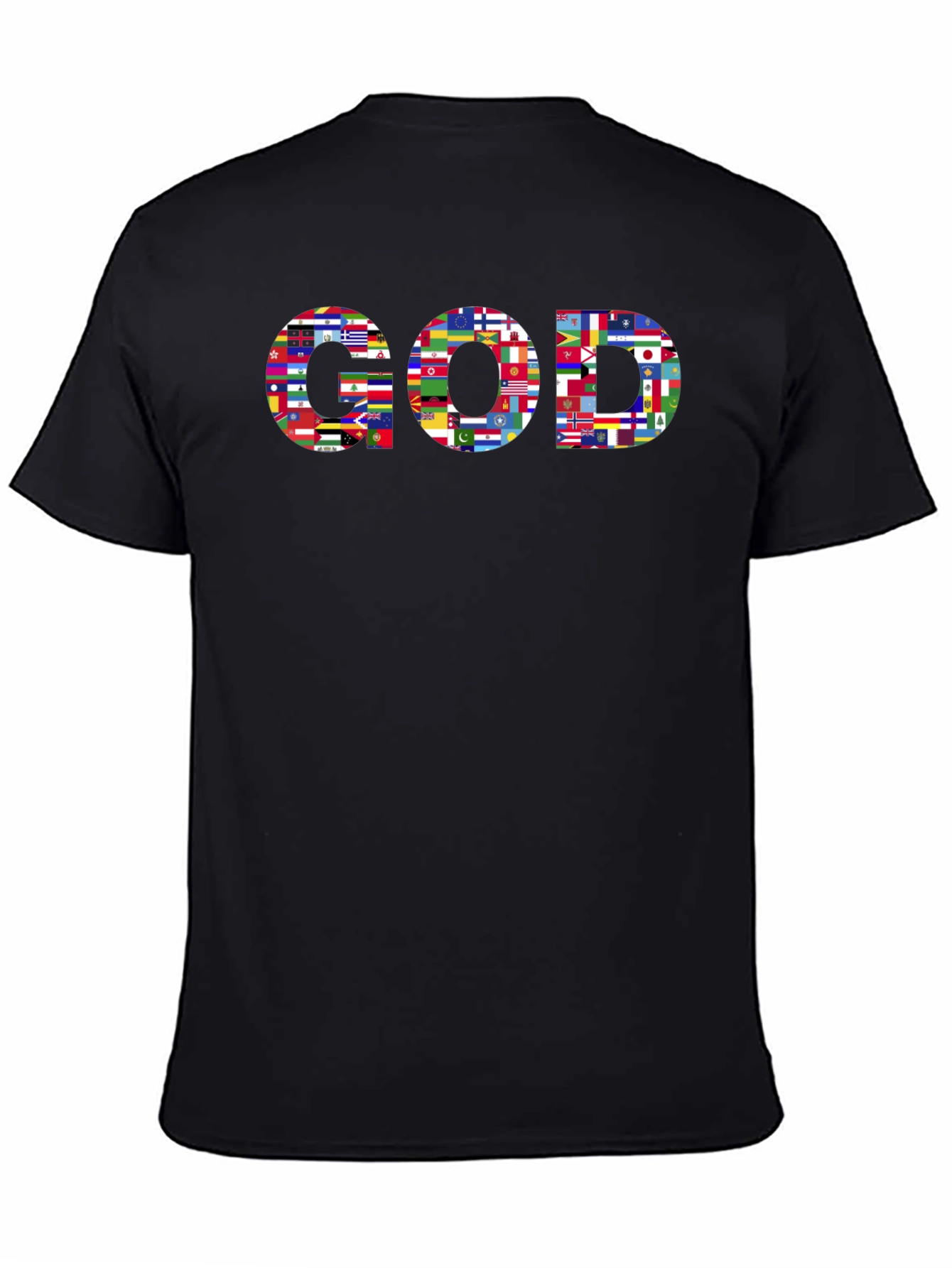 God All Nations Black T-Shirt