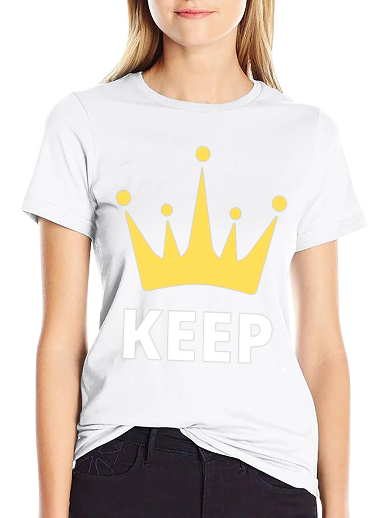 Keep Calm Crown Graphic T-Shirt