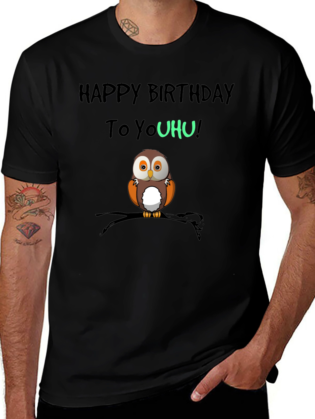 Happy Birthday To YouHU! Owl T-Shirt