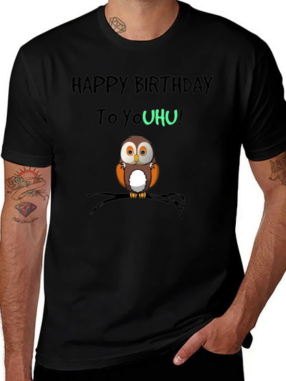 Happy Birthday To YouHU! Owl T-Shirt