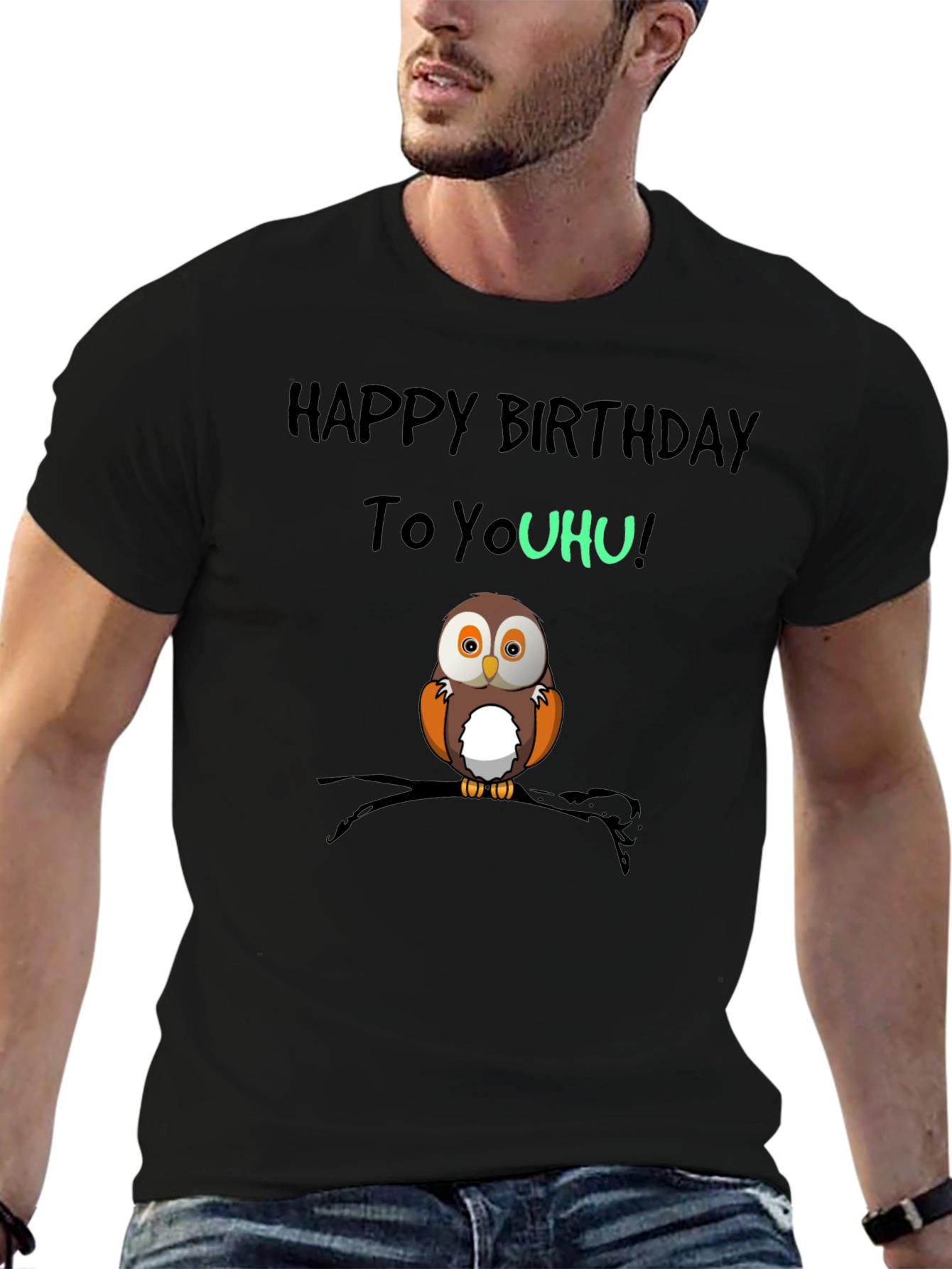 Happy Birthday To YouHU! Owl T-Shirt