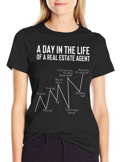 Real Estate Agent Life Funny T-Shirt