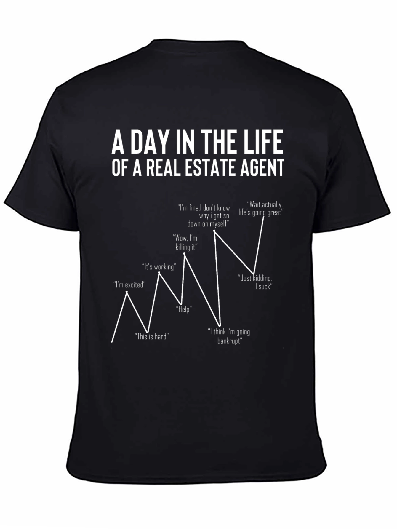 Real Estate Agent Life Funny T-Shirt