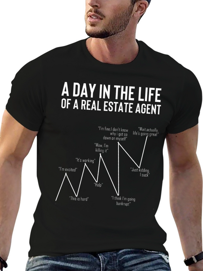 Real Estate Agent Life Funny T-Shirt