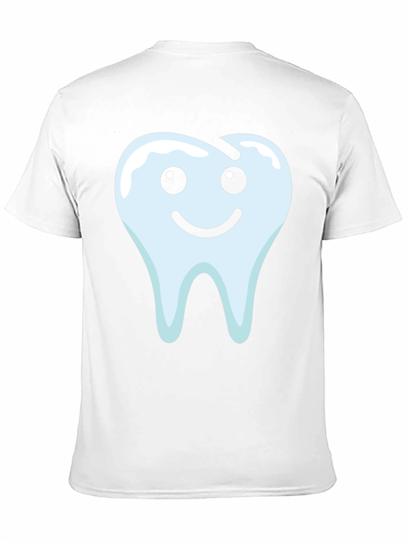 Smiley Tooth Graphic Tee - Black Cotton T-Shirt