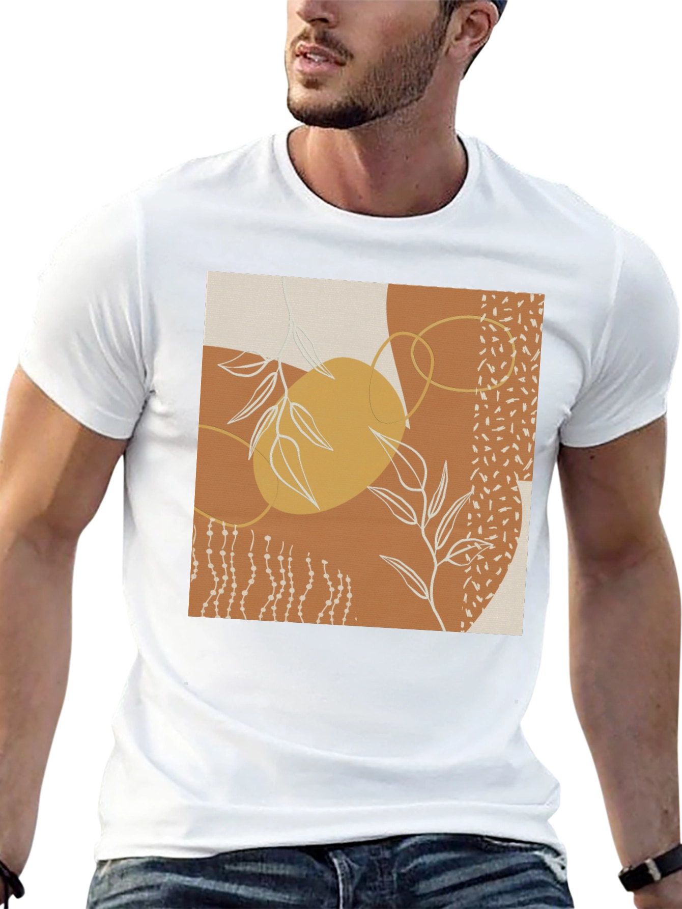 Modern Abstract Art Graphic Tee