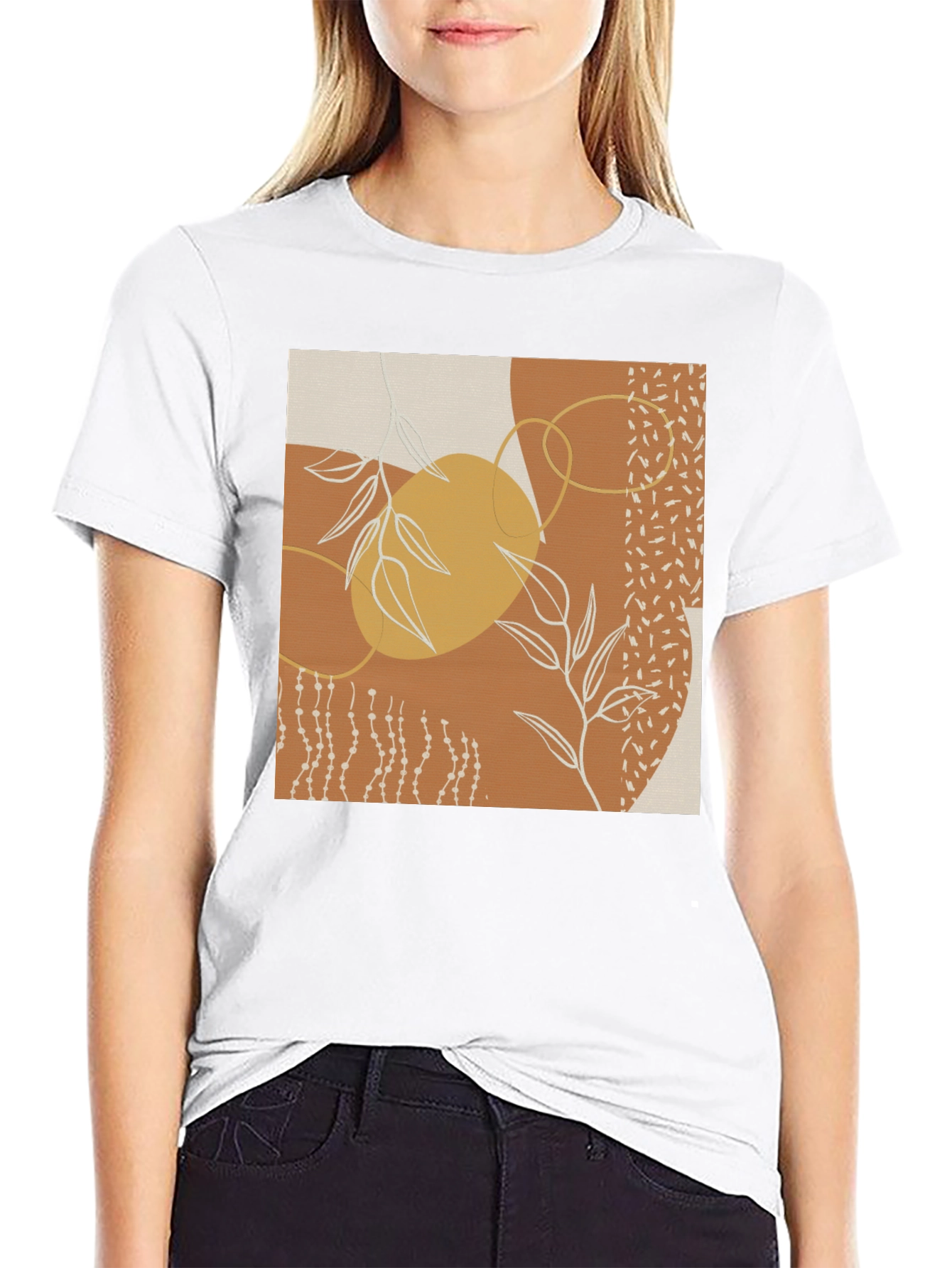 Modern Abstract Art Graphic Tee