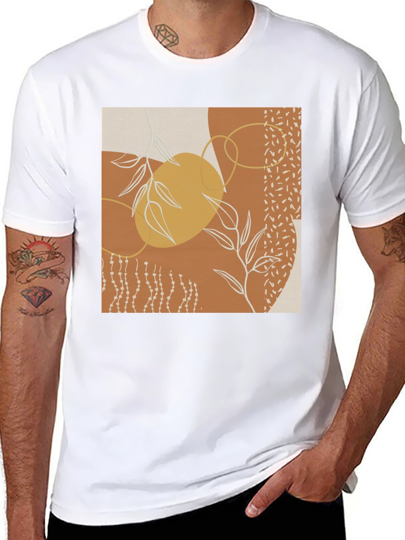 Modern Abstract Art Graphic Tee