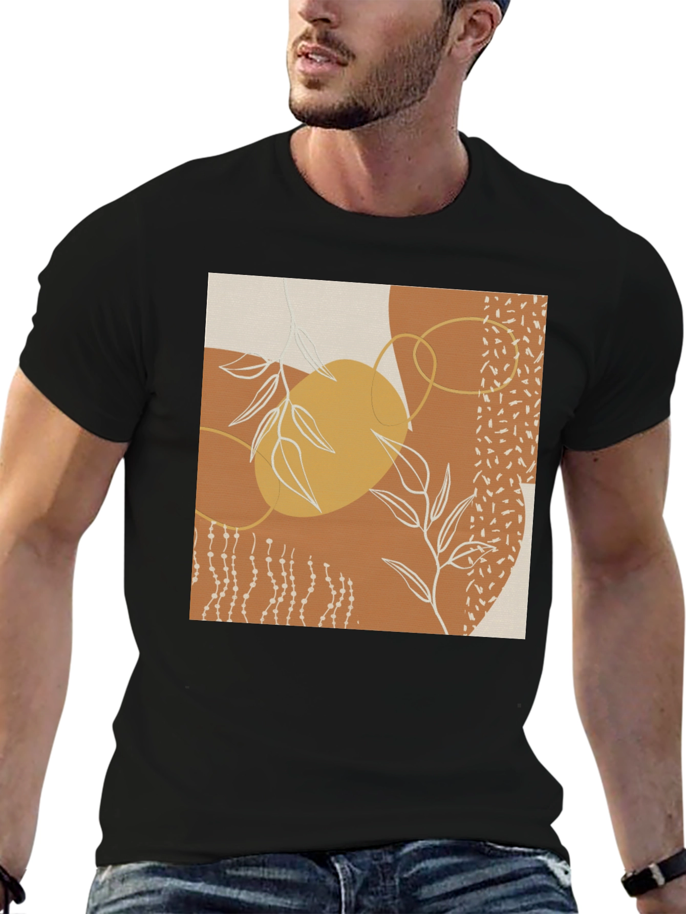 Modern Abstract Art Graphic Tee