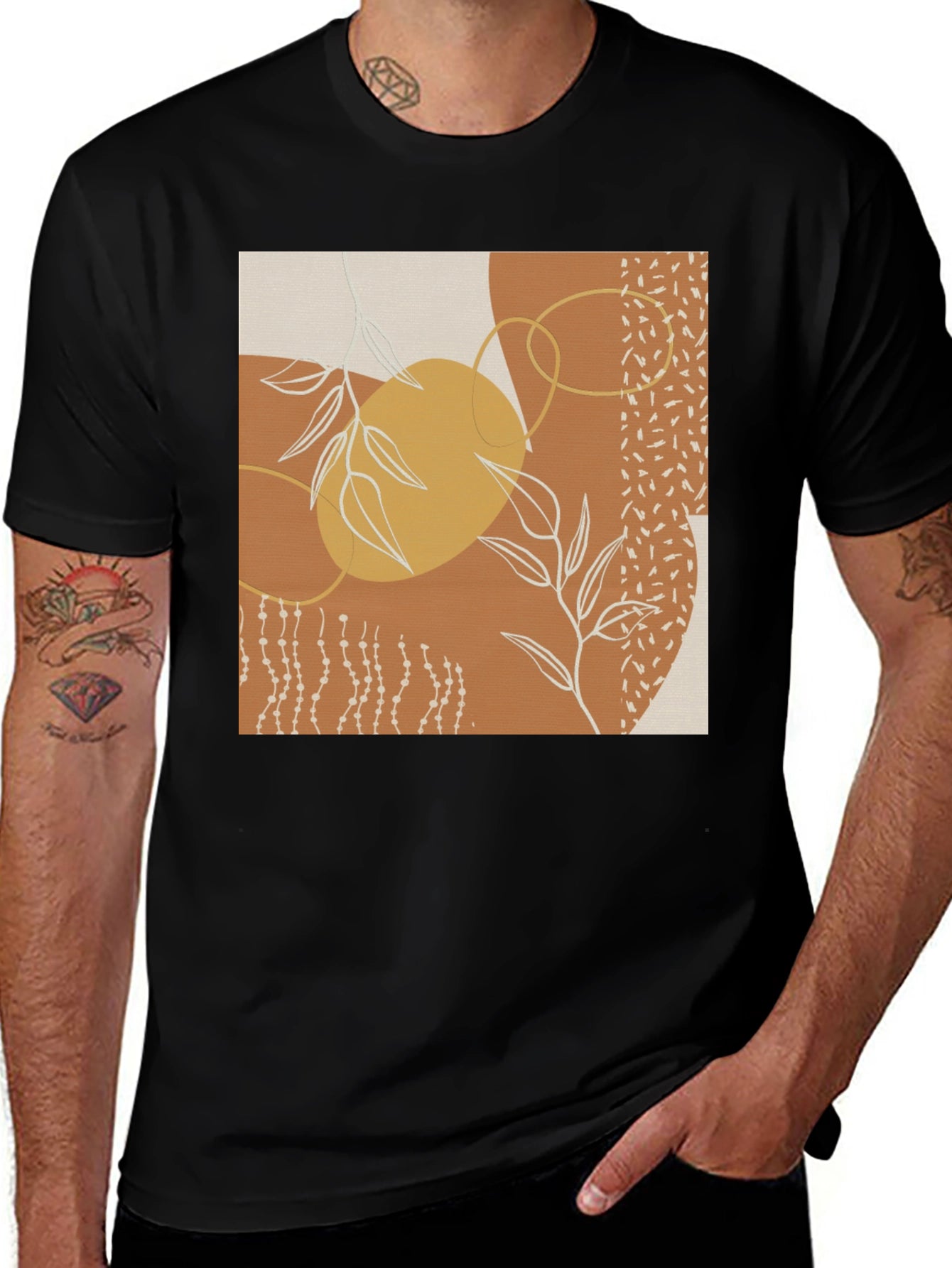 Modern Abstract Art Graphic Tee