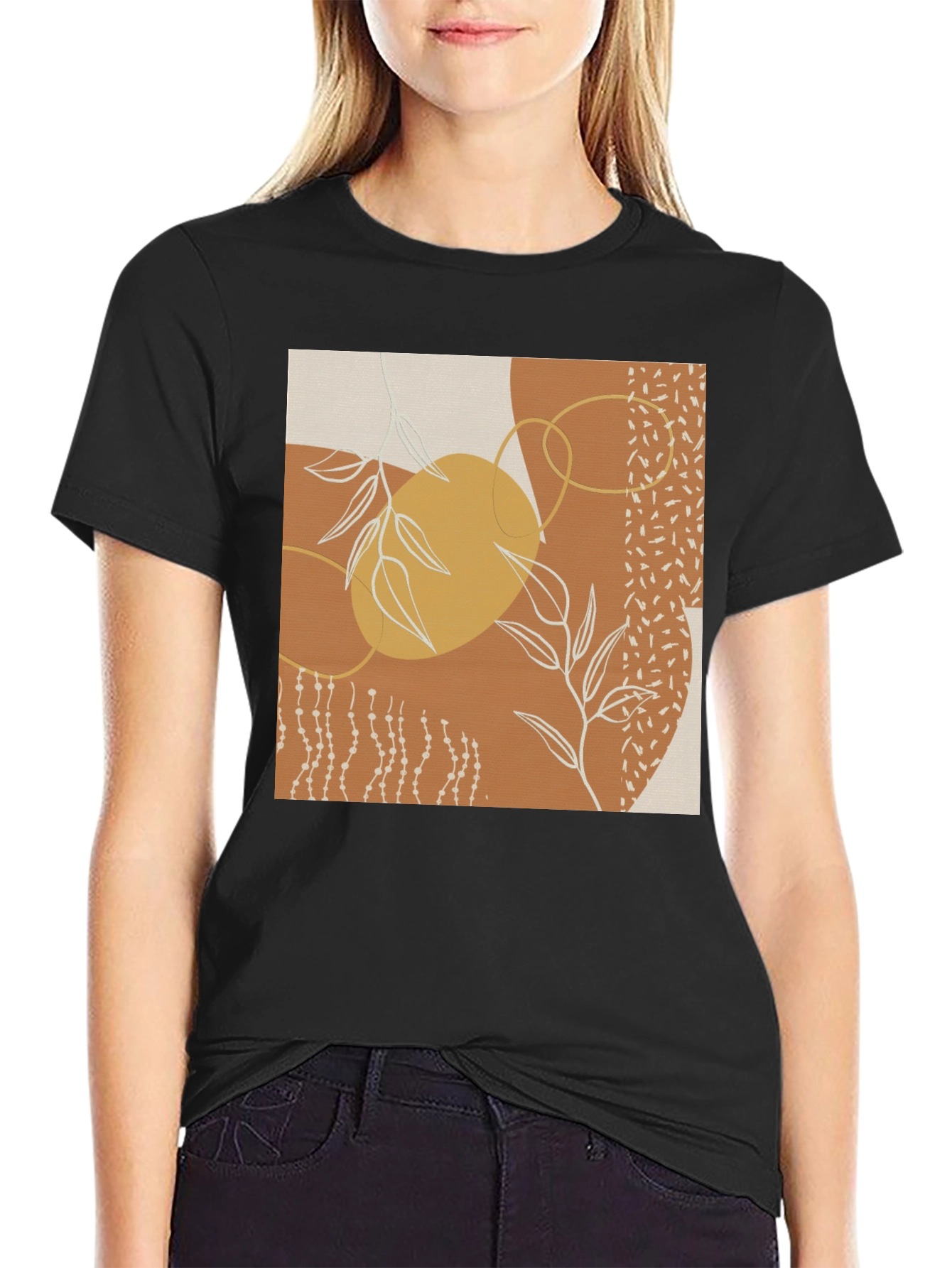 Modern Abstract Art Graphic Tee