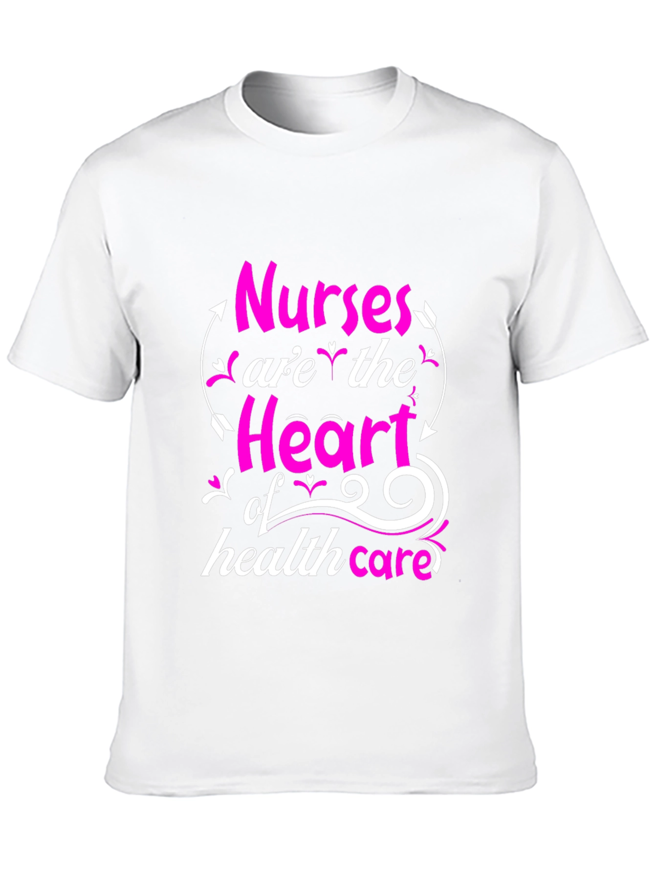 Nurses Heart of Healthcare Tee - Black