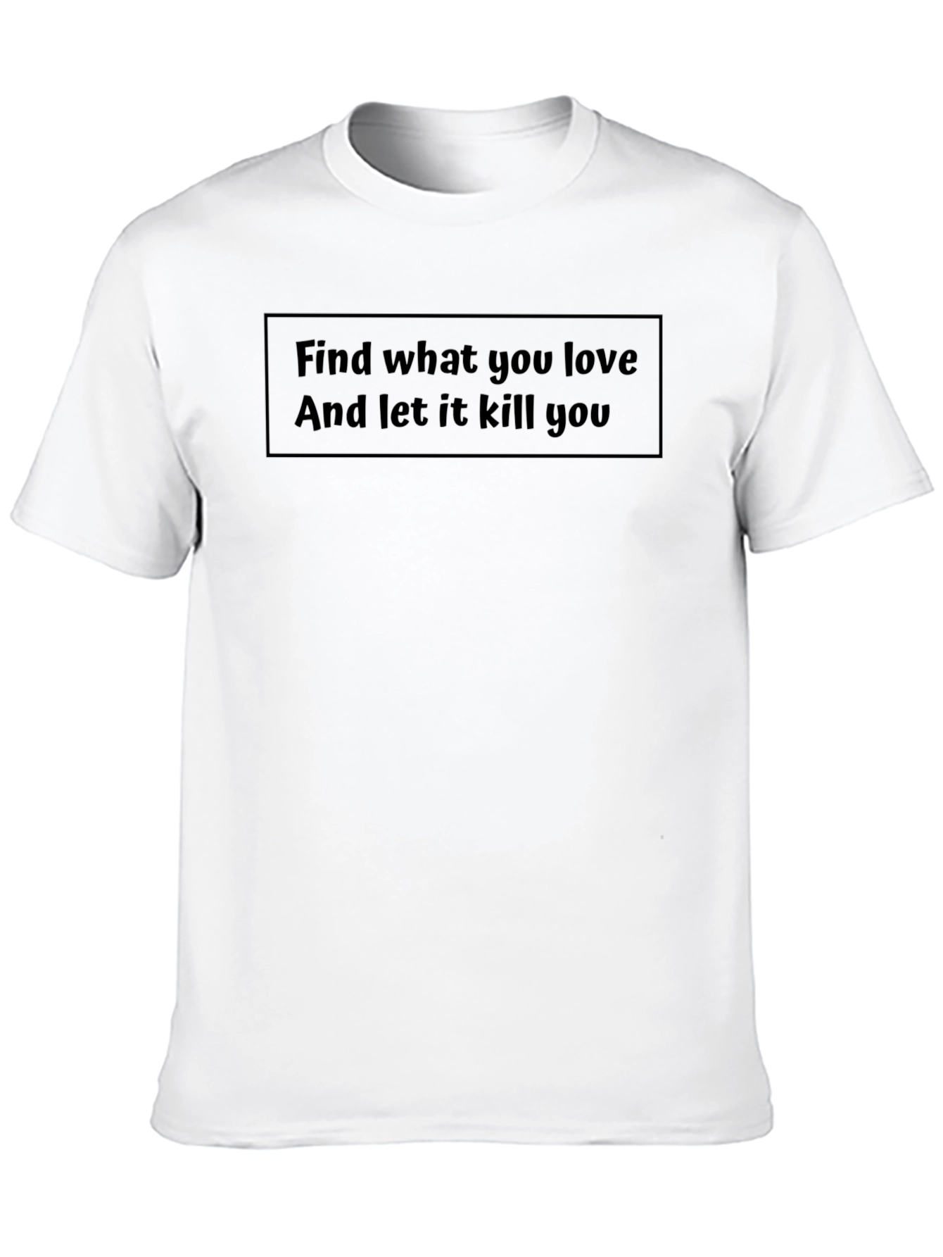 Find What You Love Black Tee