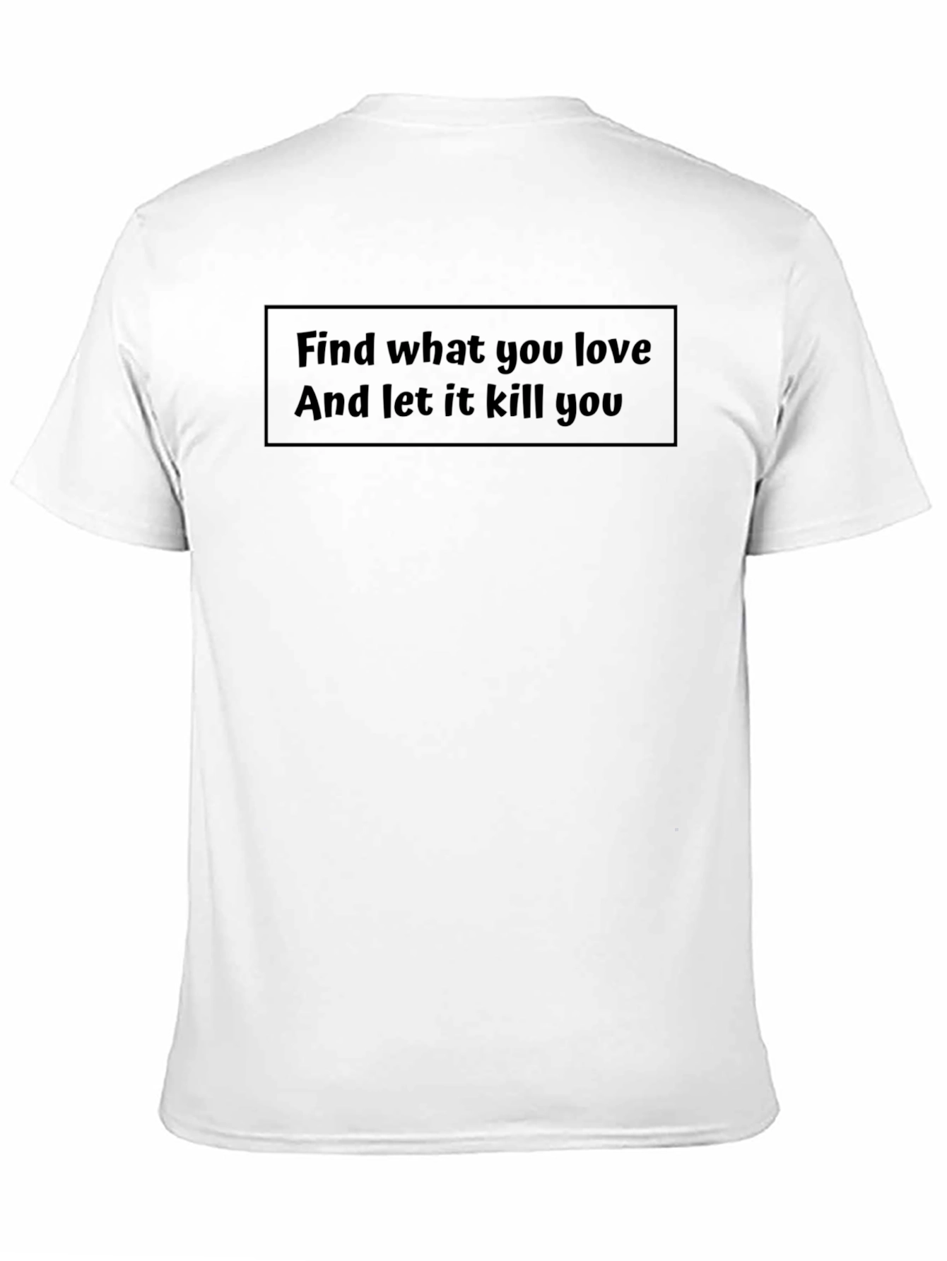 Find What You Love Black Tee