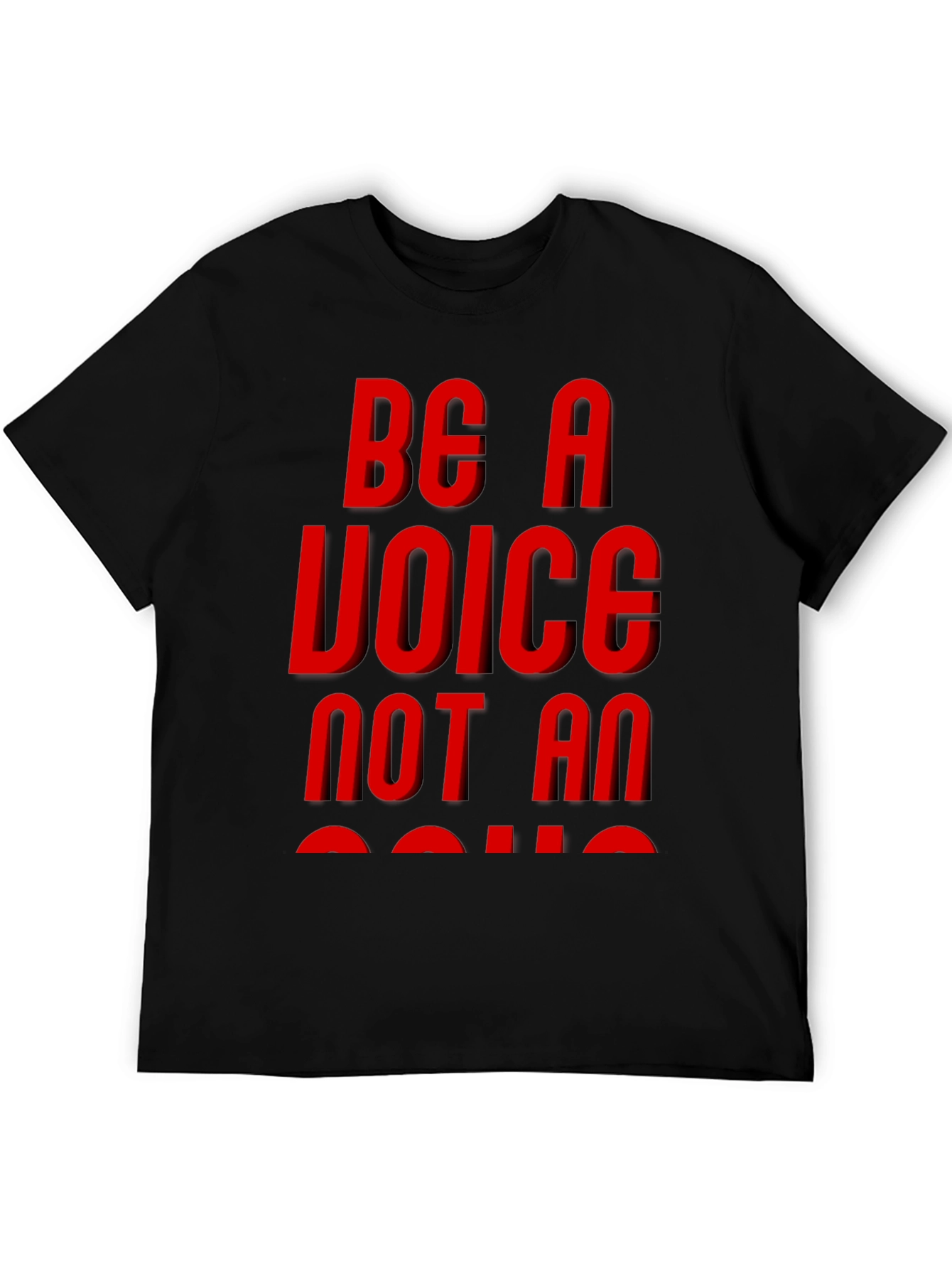 Be A Voice Graphic Tee - Black