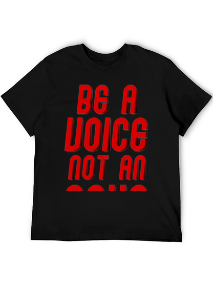 Be A Voice Graphic Tee - Black