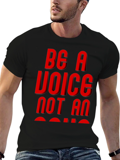 Be A Voice Graphic Tee - Black