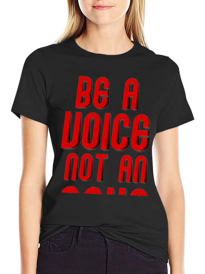 Be A Voice Graphic Tee - Black