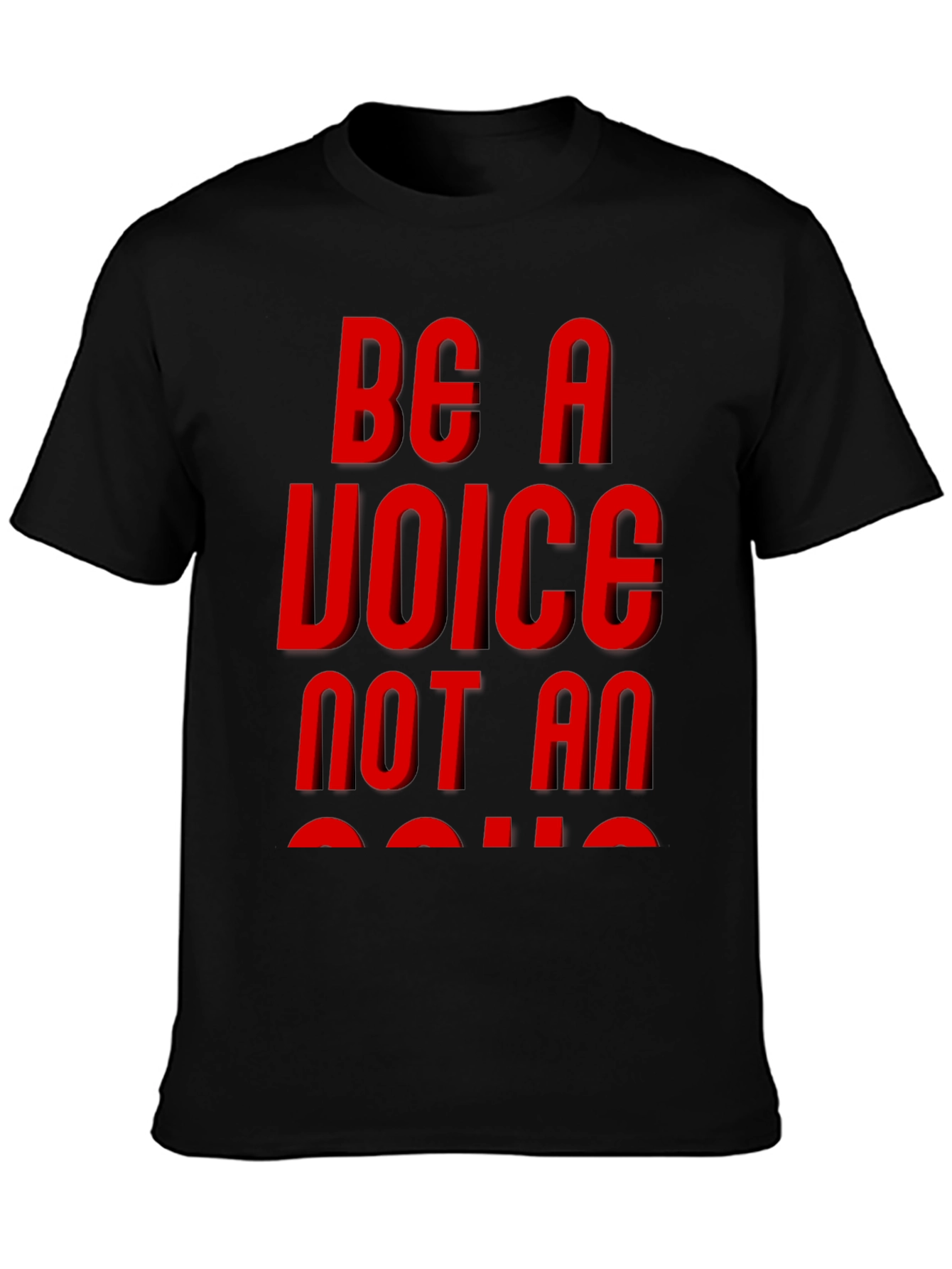 Be A Voice Graphic Tee - Black