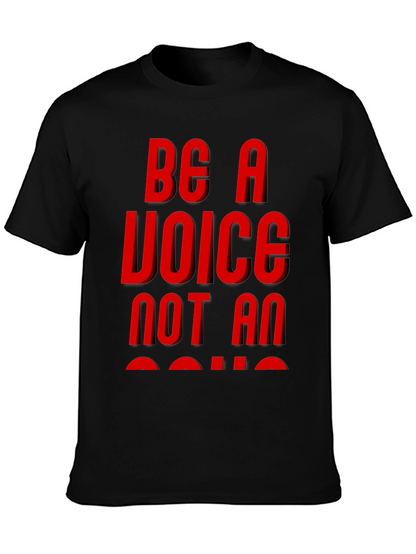 Be A Voice Graphic Tee - Black