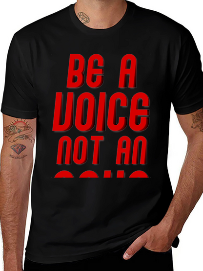 Be A Voice Graphic Tee - Black