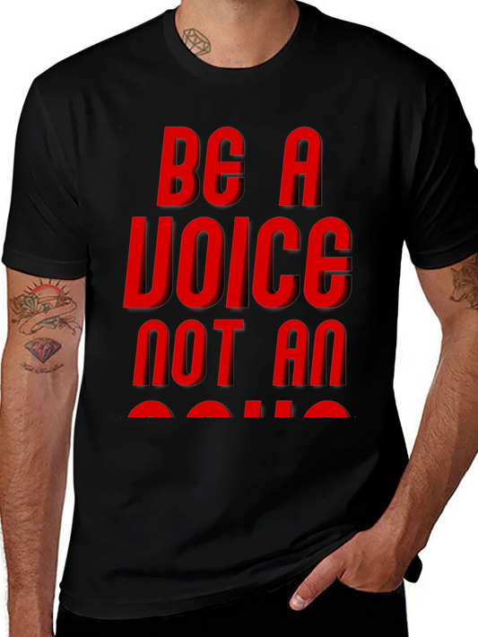 Be A Voice Graphic Tee - Black