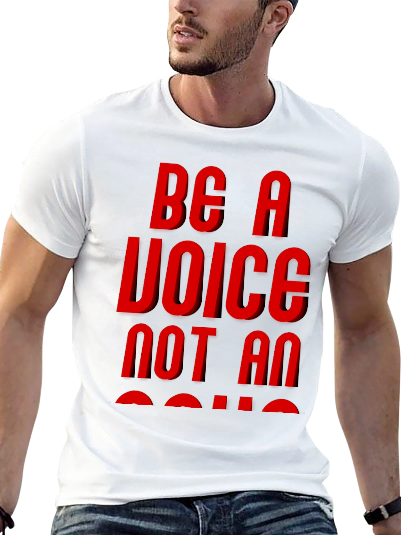 Be A Voice Graphic Tee - Black