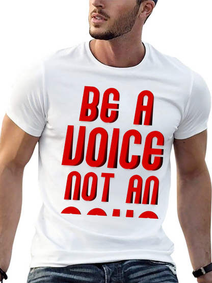 Be A Voice Graphic Tee - Black