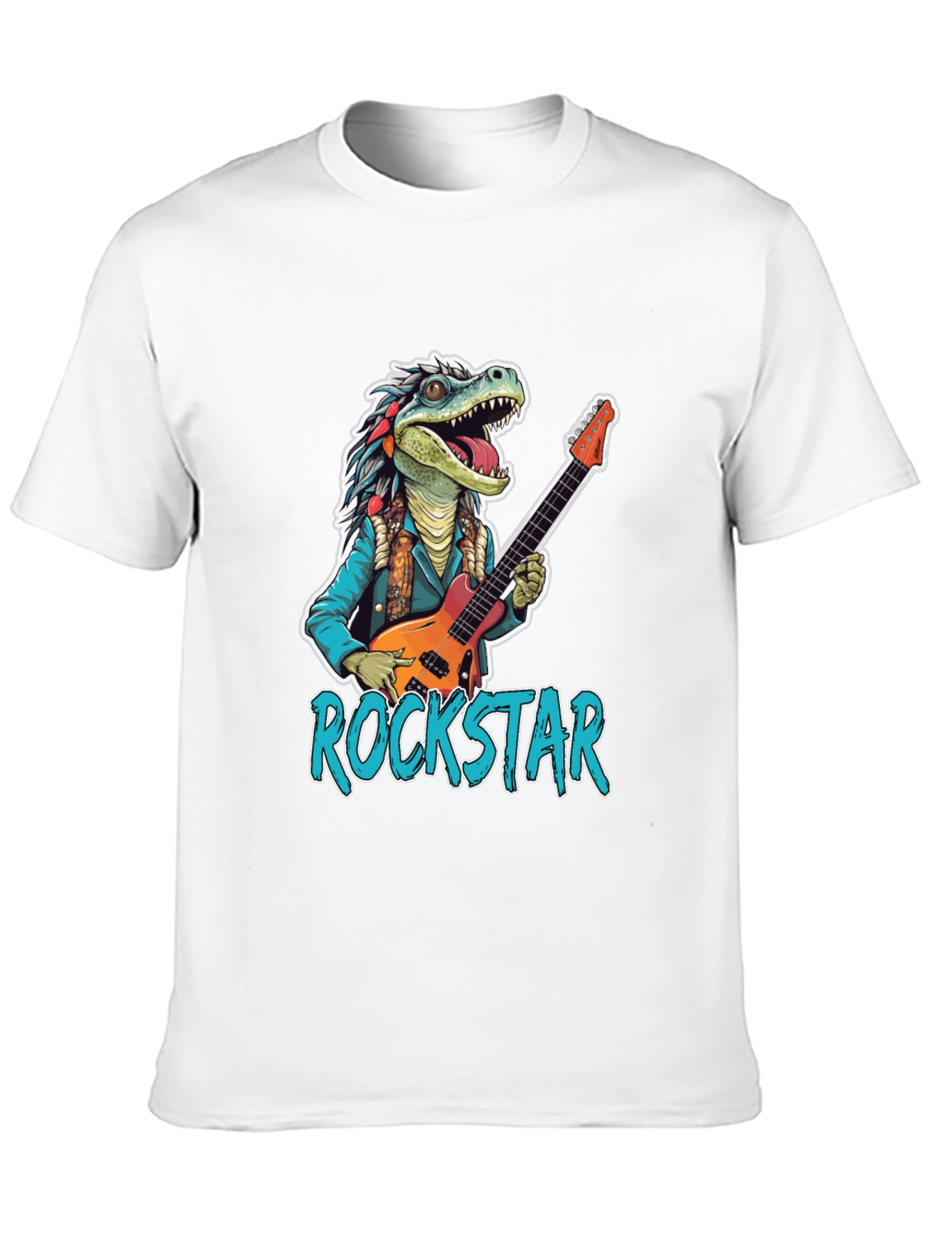 Rockstar Dinosaur Graphic Tee