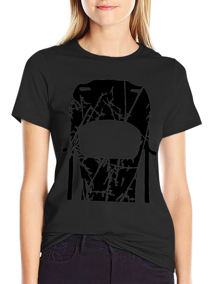 Abstract Chair Graphic Tee - Mens Black T-Shirt