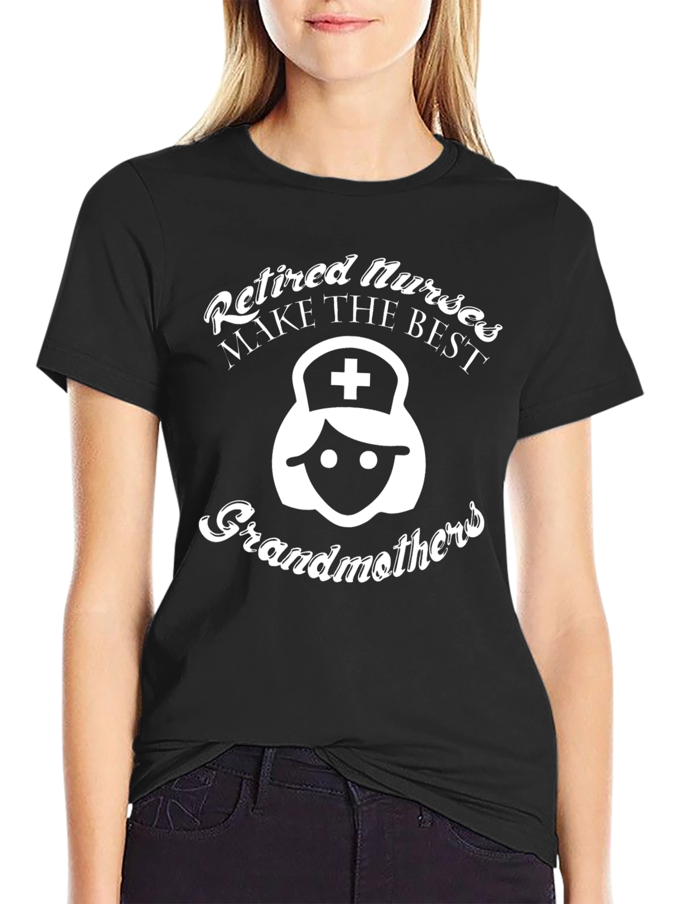 Retired Nurse Grandmother Tee