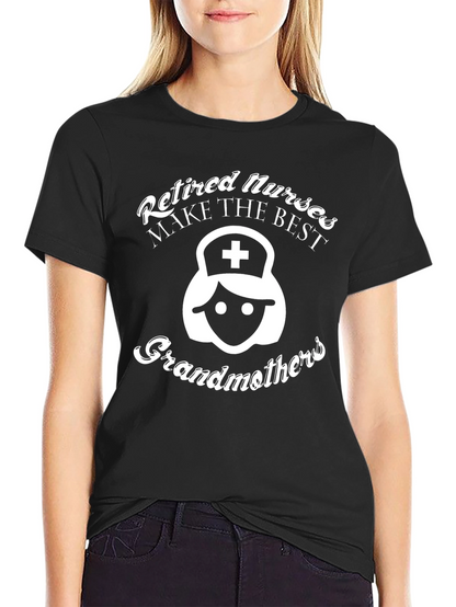 Retired Nurse Grandmother Tee