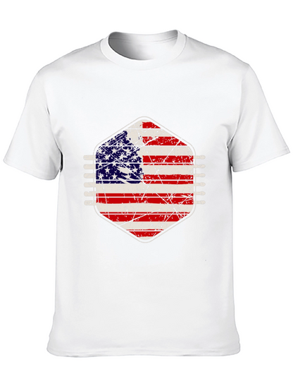 American Flag Distressed Graphic Tee
