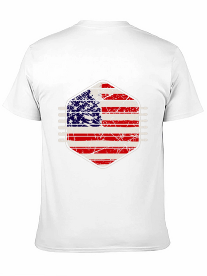 American Flag Distressed Graphic Tee